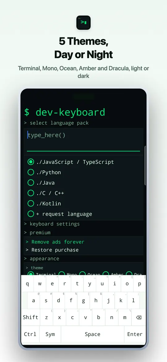 Dev Keyboard screenshot 4 of 4
