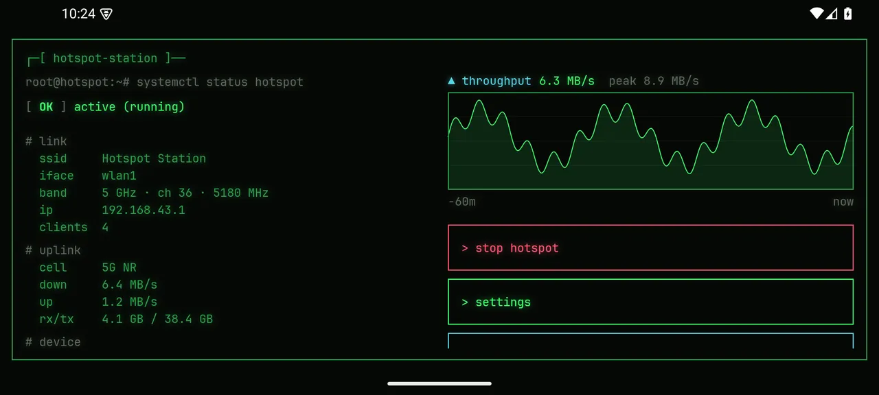 Hotspot Station screenshot 1 of 2